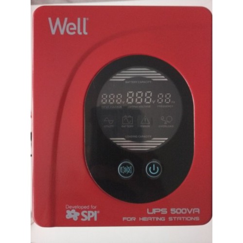 ДБЖ з правильною синусоїдою WELL PSW-Well-1500VA (900W), 24V під 2 акб 12V