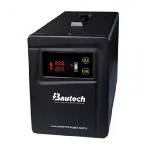 ИБП с правильной синусоидой под внешнюю АКБ 12В ток заряда 10А Q4 PSW-Blautech-500VA (PSU-300W) микс 12V/24V