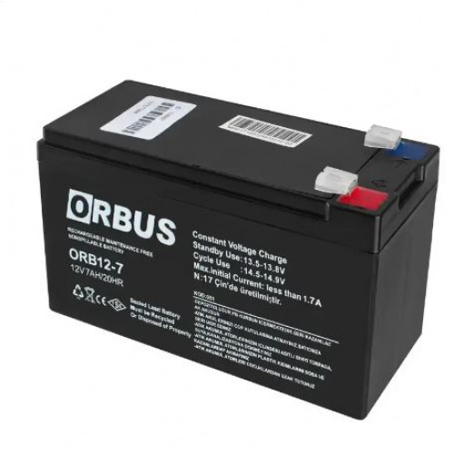 Аккумуляторная батарея ORBUS ORB1270 AGM 12V 7Ah