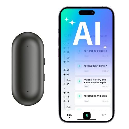 Умный диктофон-браслет с поддержкой AI, 21 час записи Patrul AI-A3 64gb