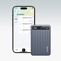 Інтелектуальний диктофон з ai, записом дзвінків, бездротовою зарядкою та транскрибацією patrul ai9 64gb