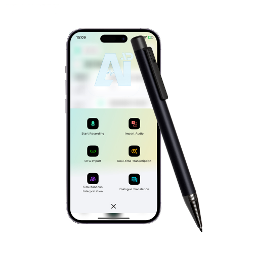 Цифрова ручка-диктофон з AI, запис 30 годин, транскрибація, Type-C, 26г Patrul V29 64gb