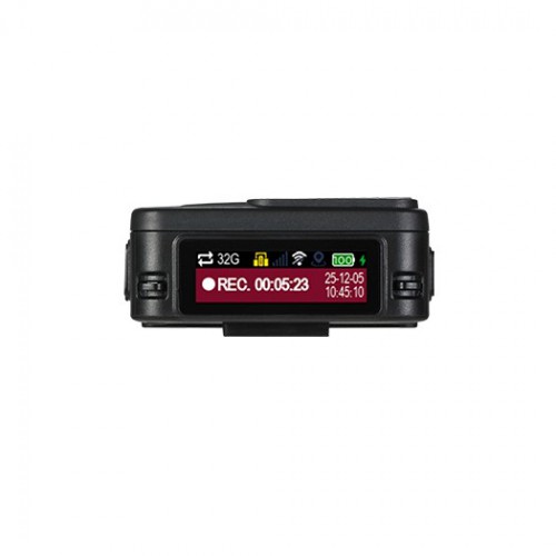 Нагрудний 4G відеореєстратор з WiFi, GPS та двома дисплеями Patrul K02G4-GW5 128Gb