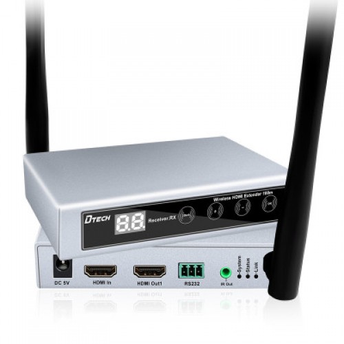Беспроводной удлинитель HDMI Wi-fi Dtech DT-7068 на 100 м