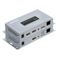 Екстендер (подовжувач) сигналів hdmi ip kvm для передачі відео та звуку 4k 1080p dtech dt-7050 (2nd) 150 м