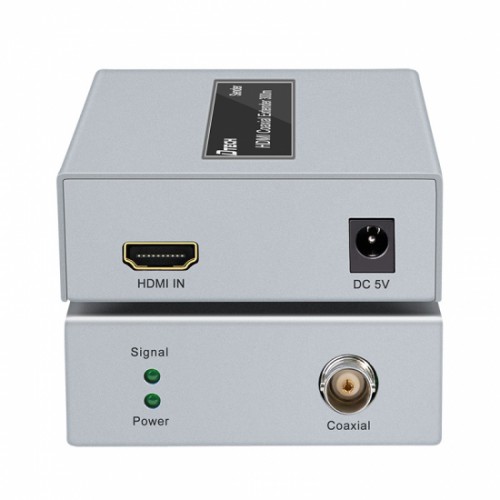 Передатчик-удлинитель конвертер HDMI сигнала по коаксиальному кабелю Extender DTECH DT-7057 300 м