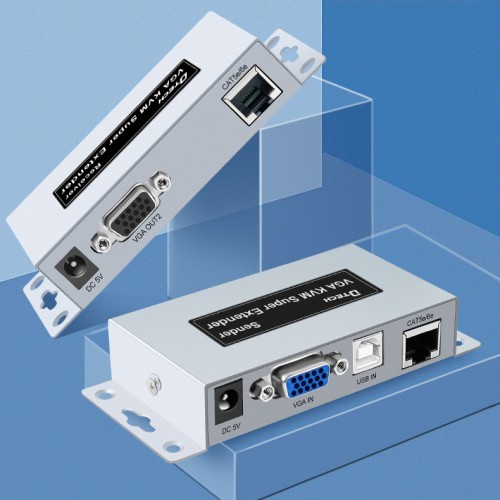 VGA KVM екстендер (подовжувач) 100 м Dtech DT-7044 2nd