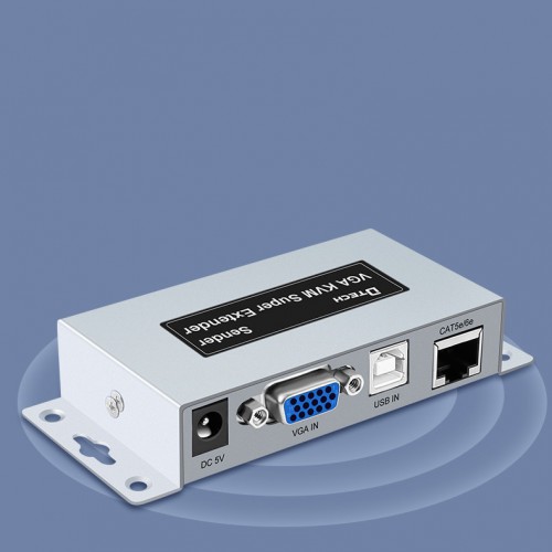 VGA KVM екстендер (подовжувач) 100 м Dtech DT-7044 2nd