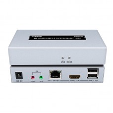 4k hdmi usb2.0 kvm экстендер (удлинитель) на 100 м dtech dt-7051 