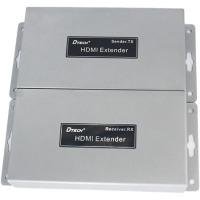 4k hdmi каскадний екстендер (подовжувач) dtech: комплект dt-7084s + dt-7084r