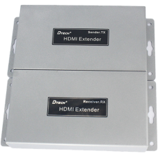 4k hdmi каскадний екстендер (подовжувач) dtech: комплект dt-7084s + dt-7084r