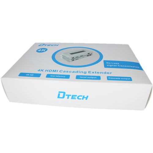 4K HDMI каскадний екстендер (подовжувач) Dtech DT-7084S (GS) (Передавач)
