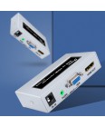 Конвертер (преобразователь) сигнала VGA в HDMI Dtech DT-7004B Серый