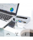 Конвертер (преобразователь) сигнала VGA в HDMI Dtech DT-7004B Серый