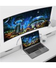 Конвертер (преобразователь) сигнала VGA в HDMI Dtech DT-7004B Серый