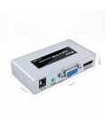 Конвертер (преобразователь) сигнала VGA в HDMI Dtech DT-7004B Серый