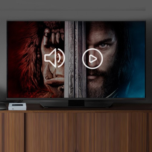 Конвертер (преобразователь) сигнала AV в HDMI HD Dtech DT-7005A Серый