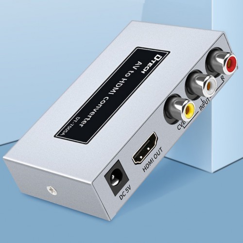 Конвертер (преобразователь) сигнала AV в HDMI HD Dtech DT-7005A Серый