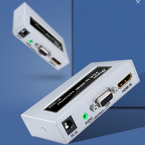 Конвертер (преобразователь) сигналов HDMI в VGA Dtech DT-7022A