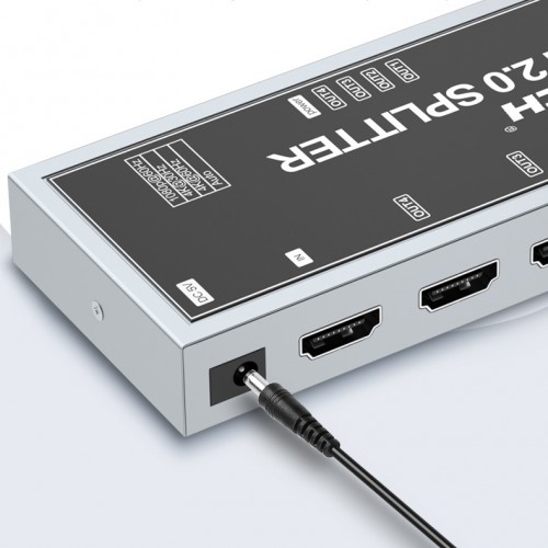 Сплітер (розгалужувач) 4K HDMI 2.0 1x4 Dtech DT-7214