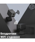 Автономна безпровідна міні IP-камера 1080P HD з підтримкою Wi-Fi Camsoy S50 Чорна