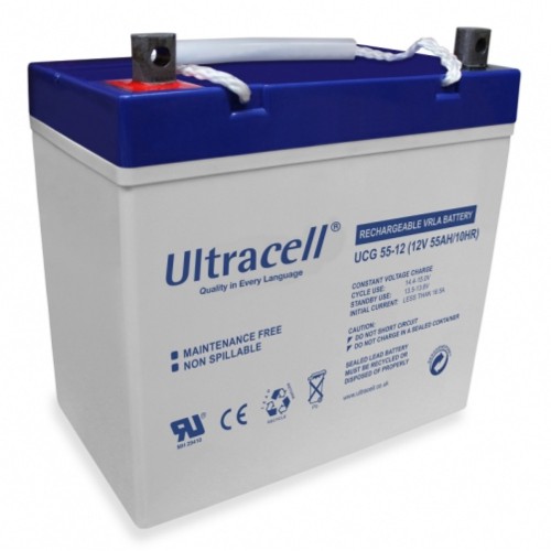 Акумуляторна батарея  ULTRACELL UCG55-12 GEL 12V 55 AH