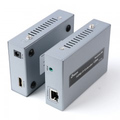 Комплект hdmi удлинитель ip с ir по ethernet кабелю utp dtech dt-7043