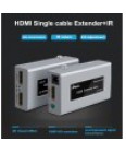 Комплект Extender удлинитель hdmi сигнала с IR до 60м по UTP/FTP кабелю  Dtech HDMI DT-7053
