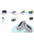 Комплект Extender удлинитель hdmi сигнала с IR до 60м по UTP/FTP кабелю  Dtech HDMI DT-7053
