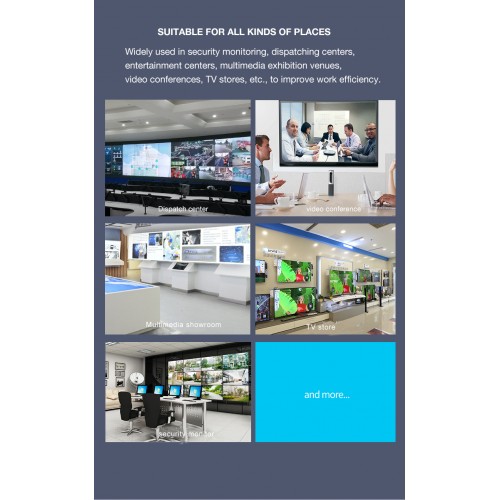 Розгалужувач 4K HDMI інтерфейсу, спліттер на 8 портів Dtech DT-7148B