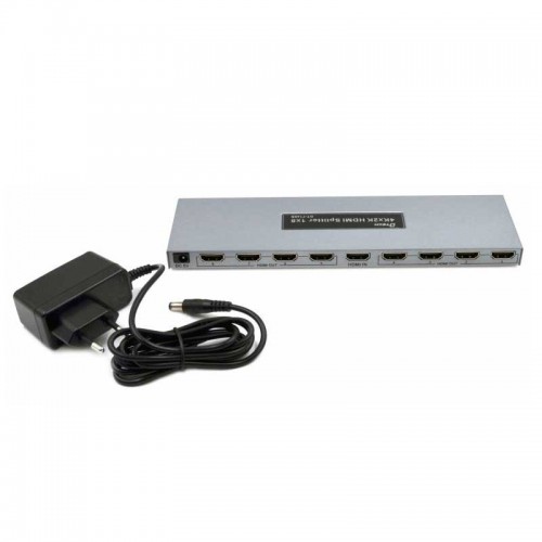 Розгалужувач 4K HDMI інтерфейсу, спліттер на 8 портів Dtech DT-7148B