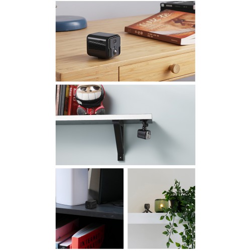 Автономна міні IP 4G камера 1080P HD з датчиком руху Patrul Camsoy T9G2 Чорна