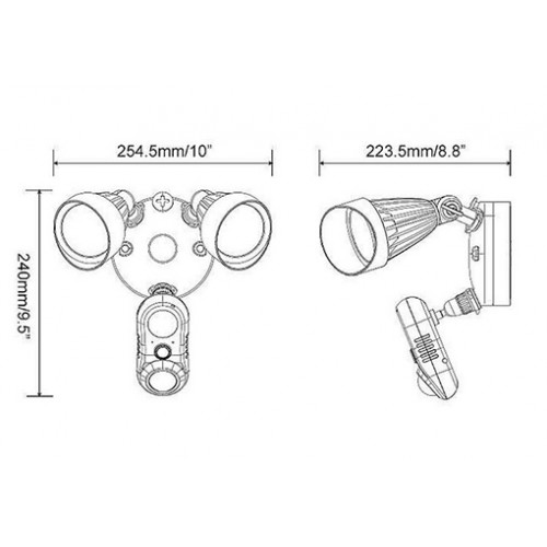 Зовнішня міні камера Wi-Fi з прожектором Patrul WIP-C200A