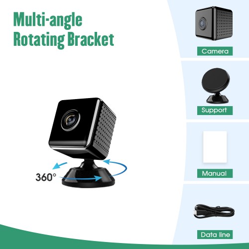 Бездротова автономна міні Wi-Fi камера W10