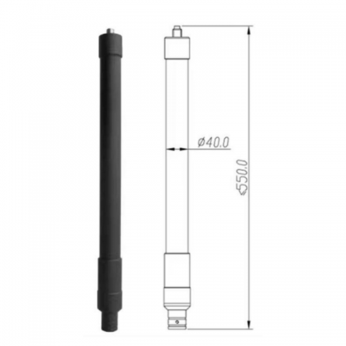 Всенаправлена монопольна антена для роботи у діапазоні 100-200 МГц Patrul OOA-150