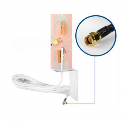 Універсальна всесмугова антена з вертикальною поляризацією 698-4000 МГц 11 дБі Patrul OOA-740