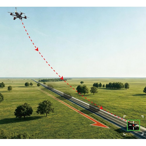 Полетный контроллер Patrul N-PPM BetaFlight+AI 2-в-1 с автонаведением, CVBS, 10 г