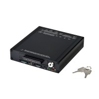 Мобильный автомобильный видеорегистратор 8 каналов ahd 1080p, hdd до 6tb, sd до 128gb, ​​gps, glonass, beidou patrul hdvr9808f-8ch
