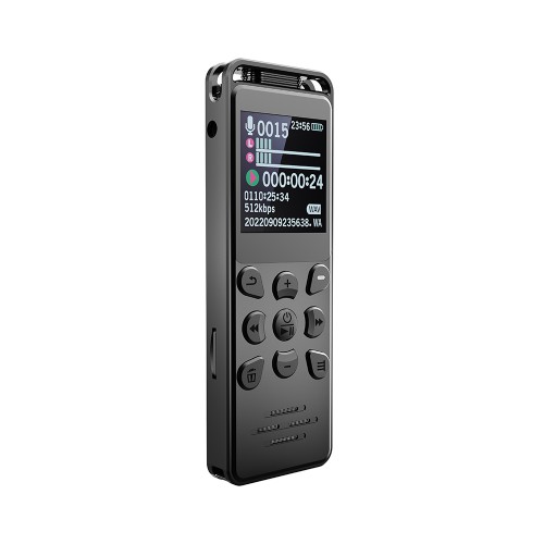 Цифровой диктофон с MP3-плеером, шумоподавлением и активацией голосом Patrul V68 16Gb