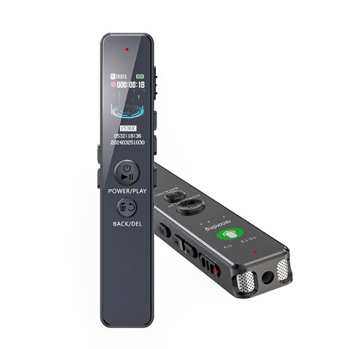 Цифровий міні диктофон з TFT екраном та підтримкою AVR 230 mAh Patrul V76 64Gb
