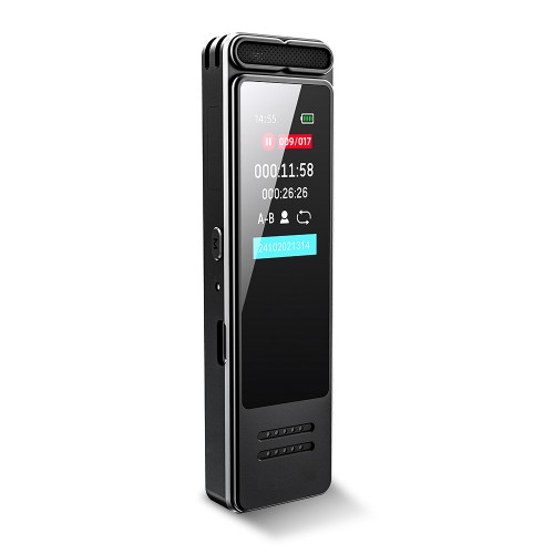 Цифровий диктофон з TFT дисплеєм, технологією VAD, АКБ 1050 mAh Patrul V89 32Gb