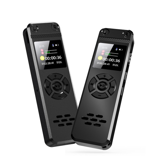 Цифровой диктофон с дисплеем TFT, технологией AVR, АКБ 1050 mAh Patrul V98 64Gb