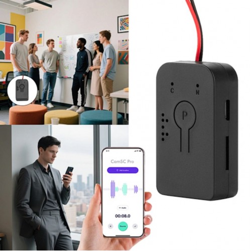 Миниатюрный Wi-Fi диктофон с магнитом и гибким внешним питанием Patrul EL-AR09