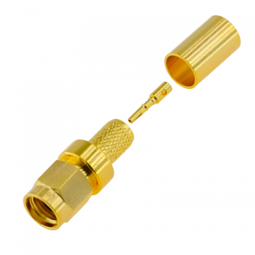 Высокочастотный разъем 50 Ом Picocellink RP-SMA Plug для коаксиальных кабелей LMR-240, SLL-240, KSR240