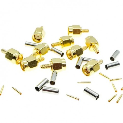 Высокочастотный разъем прямой, под обжим Picocellink SMA Male