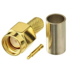 Высокочастотный разъем прямой, под обжим picocellink sma male