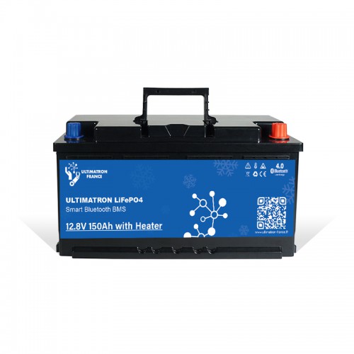 Літієва акумуляторна батарея LiFePO4 Ultimatron ULS-12-150H 12.8V 150Ah з підтримкою Bluetooth та обігрівачем