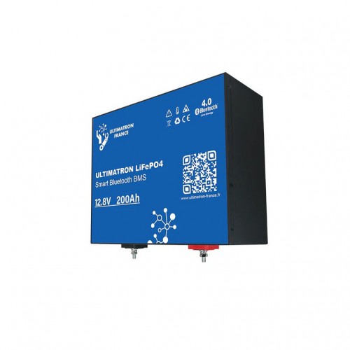 Літієва акумуляторна батарея LiFePO4 Ultimatron ULM-12-200 12.8V 200Ah з інтегрованим Bluetooth і Smart BMS