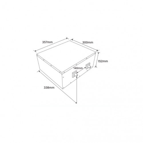 Літієва акумуляторна батарея LiFePO4 Ultimatron ULM-12-200 12.8V 200Ah з інтегрованим Bluetooth і Smart BMS