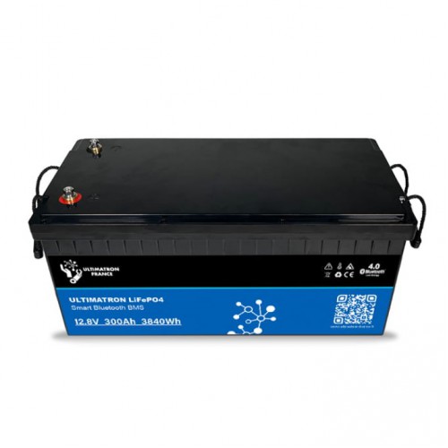 Акумуляторна батарея Ultimatron UBL-12-300-PRO LiFePO4 12.8V 300Ah з підтримкою Bluetooth та інтегрованою BMS